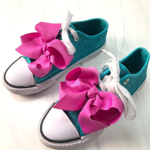 Jo Jo Siwa Other - Jojo Siwa Bow Show Blue Sneaker Pink Bow